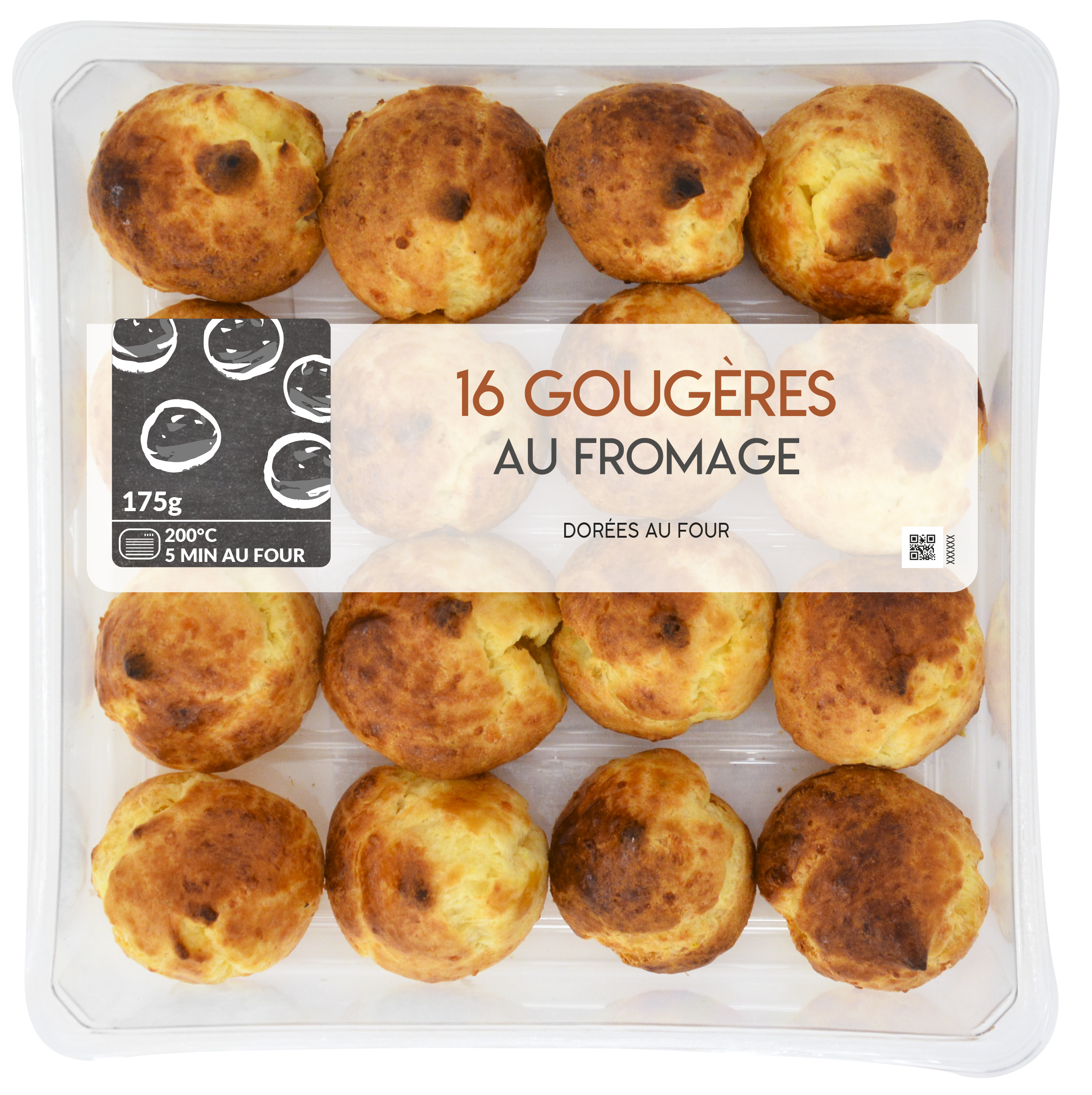 Gougères au fromage 16 pièces