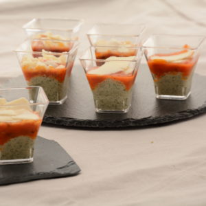 Verrine Tomates et Parmesan 12 pièces