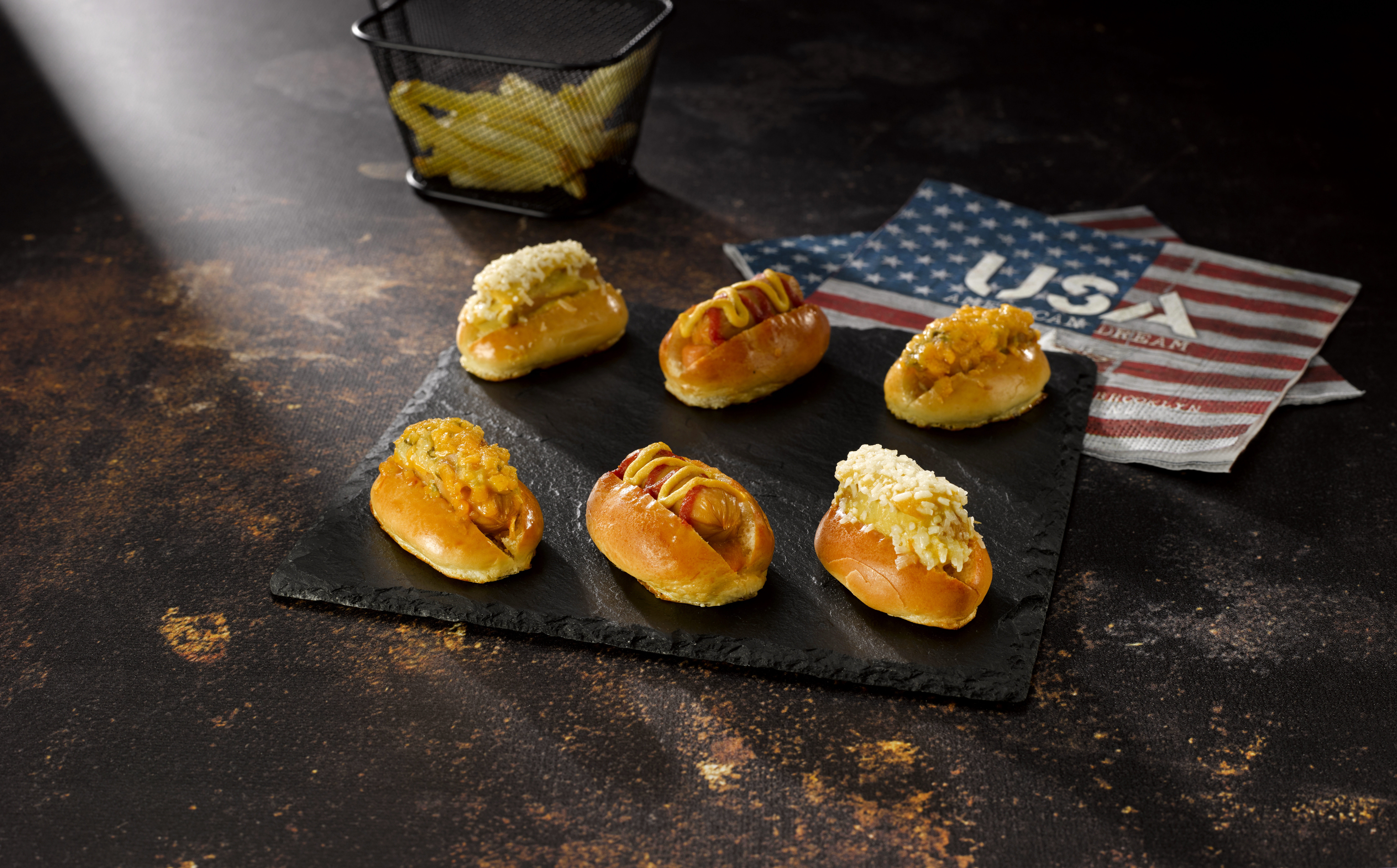 Mini hot dog Trilogie 18 pièces