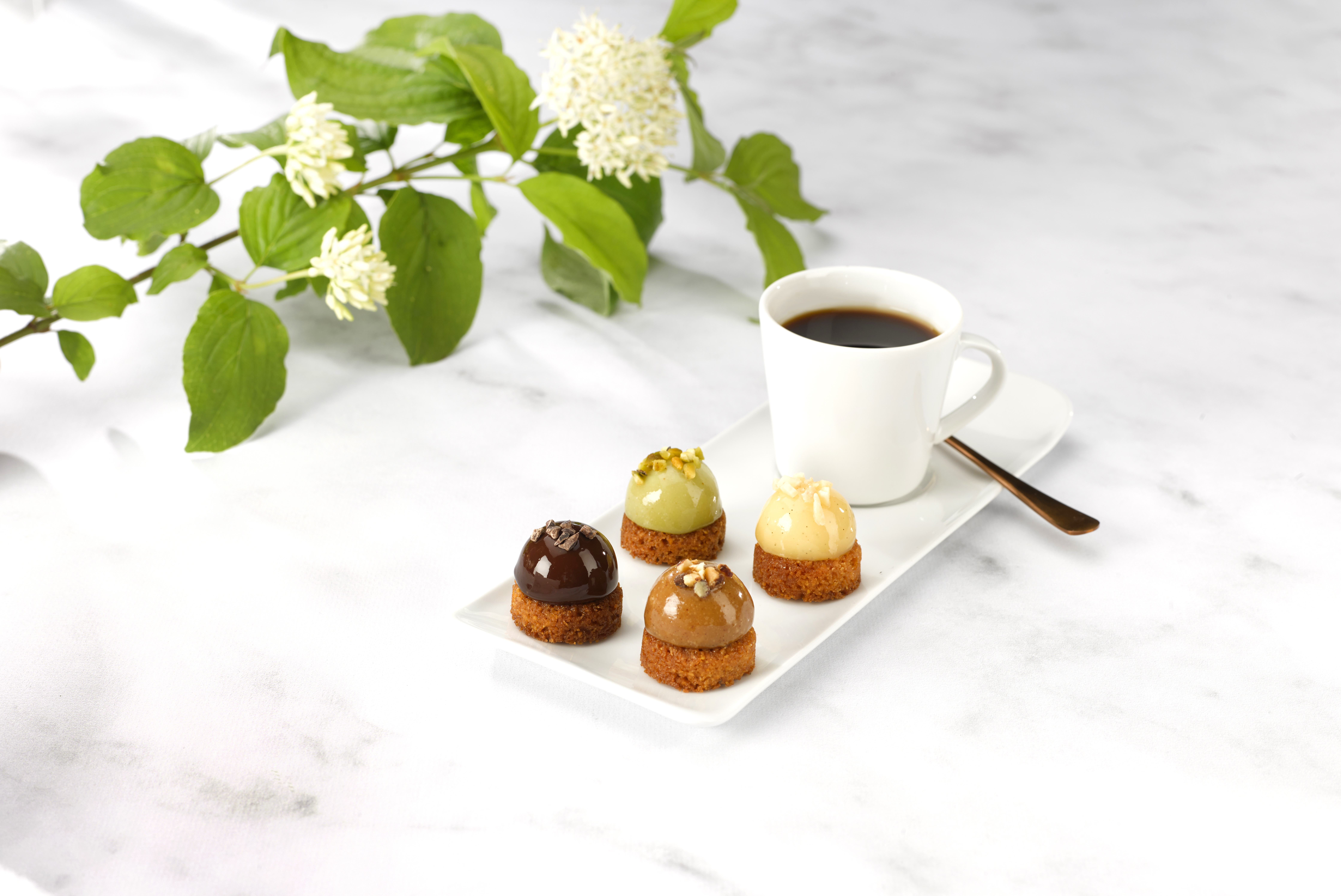 Dômes saveurs notes chaudes 35 pièces